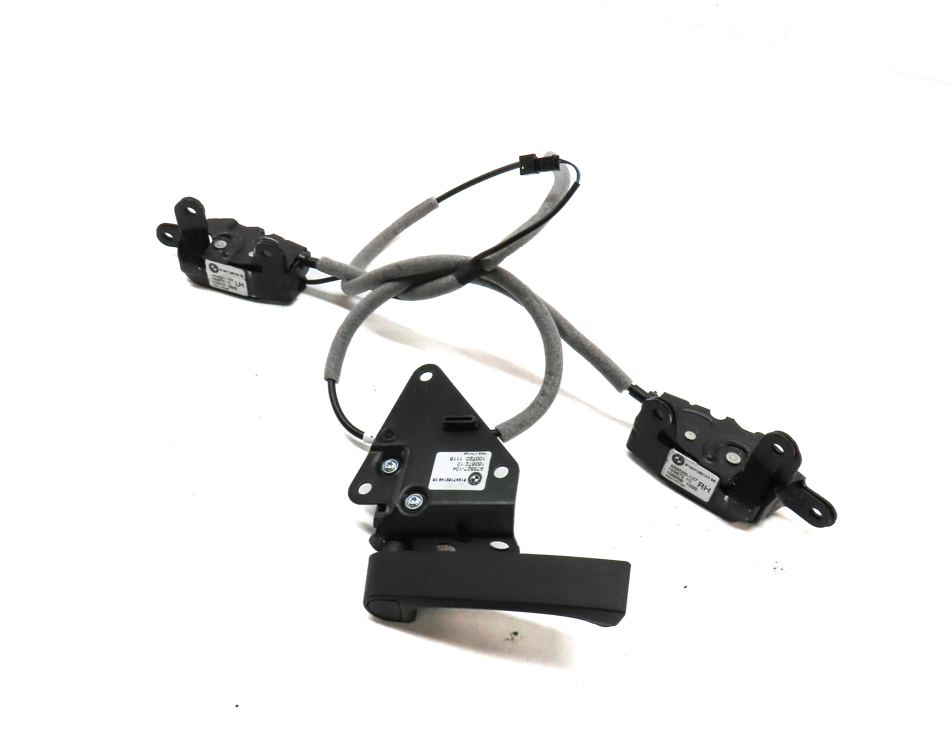 2011 BMW X5 (E70) REAR LOWER TRUNK LIFTGATE HATCH LOCK LATCH SET/3 — exact item pictured